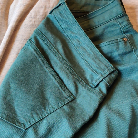Nine West green jeans size 6/28r - Picture 7 of 7